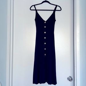 Aritzia Wilfred Free Mairi Dress in Black Size XS